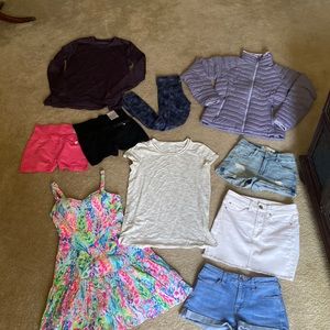 Lululemon lily pulitzer Athleta Columbia Pacsun Garage Bundle